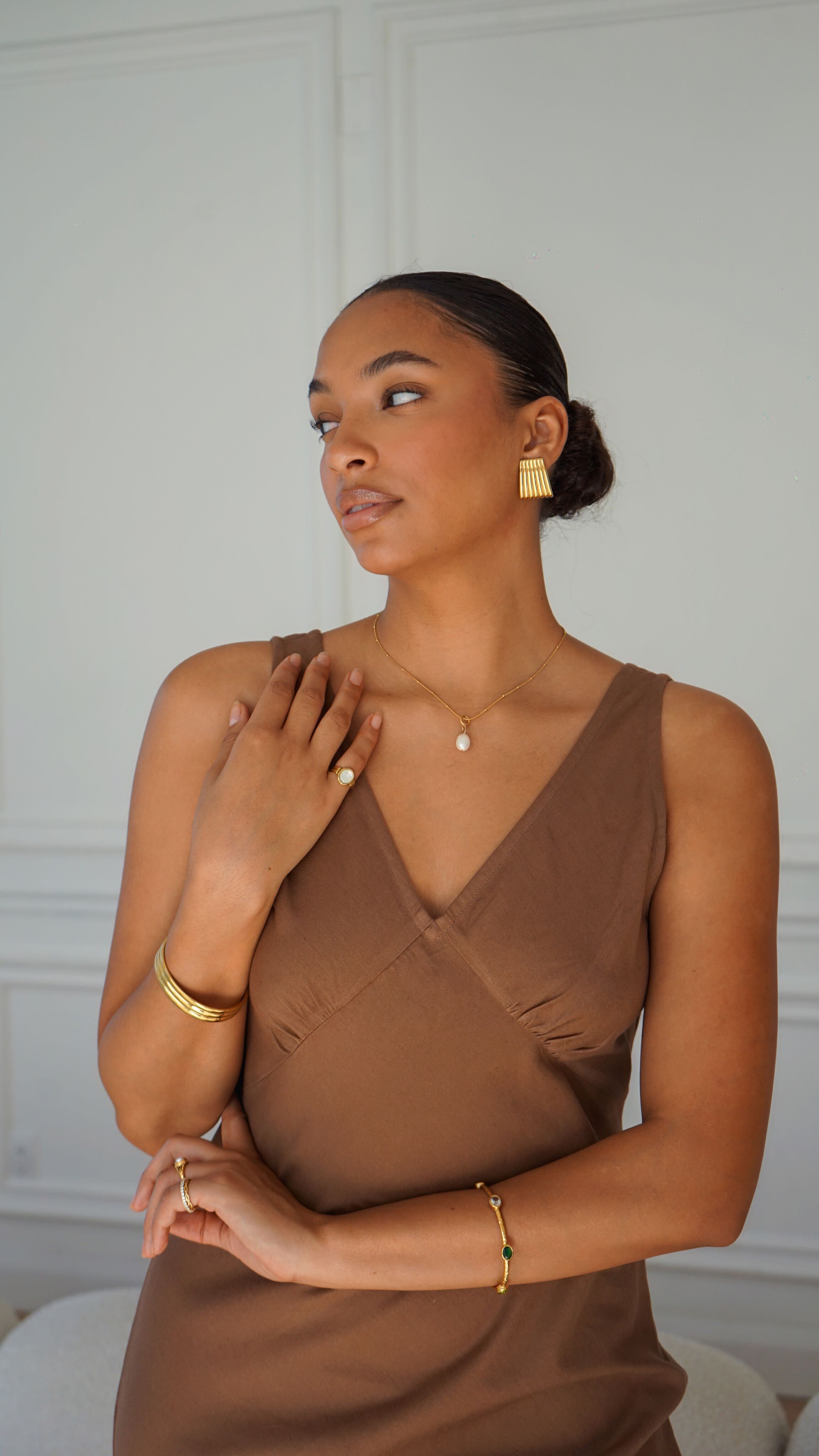The Riley Ribbed Earrings